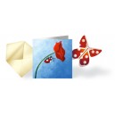 CARTES ANNIVERSAIRE  Carte anniversaire - Coccinelle 