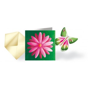 Pack 5 Magic Butterfly® "Pink Flower"