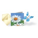 CARTES ANNIVERSAIRE  Carte anniversaire - Marguerites 